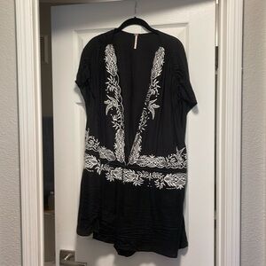 Free People Embroidered Romper